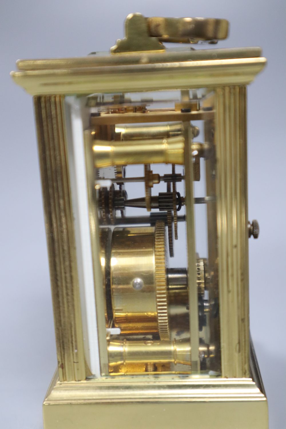 A J.W. Benson miniature carriage clock